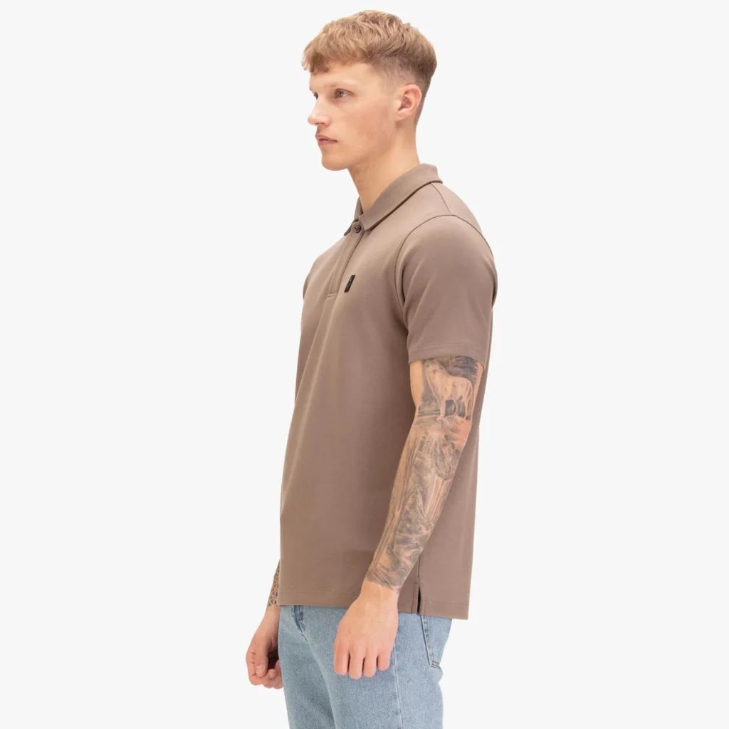 Luke Breathtaking Modal Polo 220GSM - Hard Nut