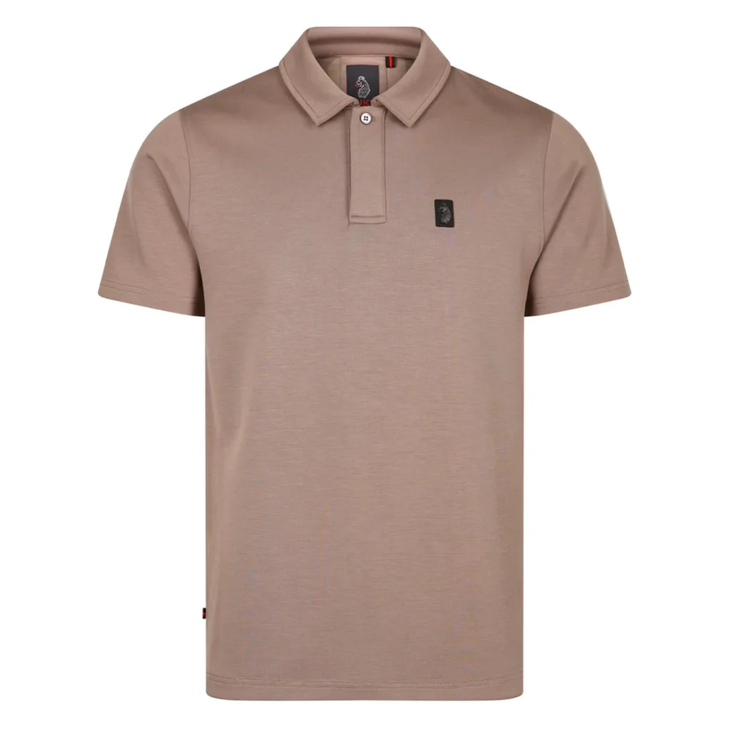 Luke Breathtaking Modal Polo 220GSM - Hard Nut