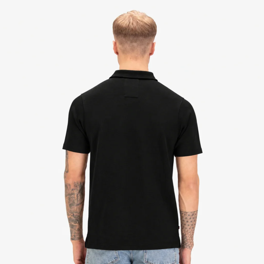 Luke Breathtaking Polo Shirt - Jet Black