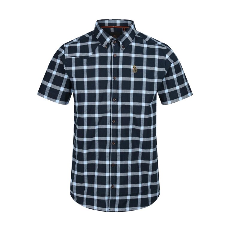 Luke Cambridge Regular Fit Shirt - Dk Navy Sky
