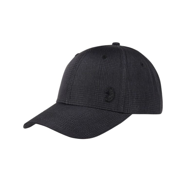 Luke Check Up Printed Cap - Charcoal Check