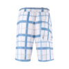 Luke Chesters Regular Fit Swim Short - White Blue