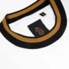 Luke Coron Honeycomb Stripe Pique T-shirt - White, Black, Gold