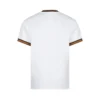 Luke Coron Honeycomb Stripe Pique T-shirt - White, Black, Gold