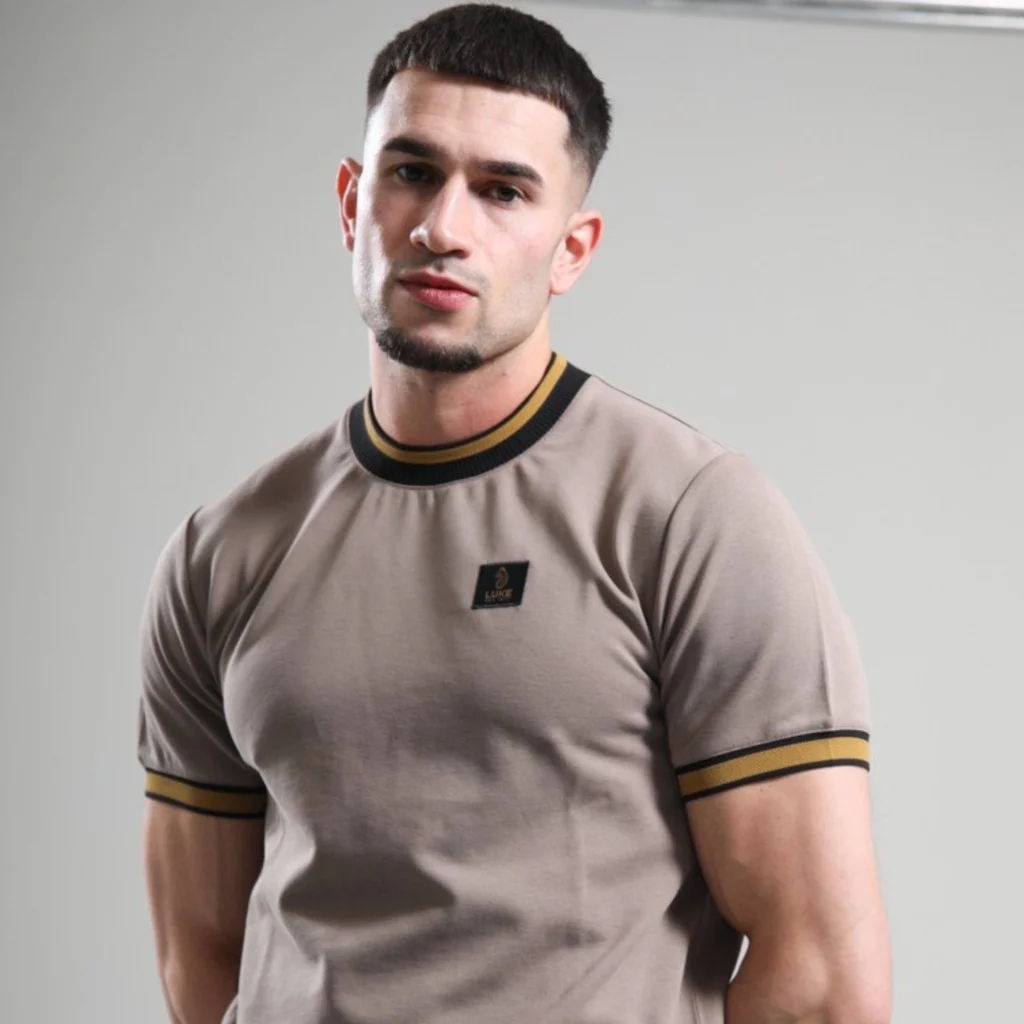 Luke Coron Honeycomb Stripe Pique T-shirt - Hardnut