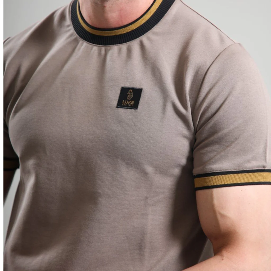 Luke Coron Honeycomb Stripe Pique T-shirt - Hardnut