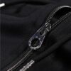 Luke Cyclone Full Zip Regular Fit Long Sleeve Hoodie - Jet Black
