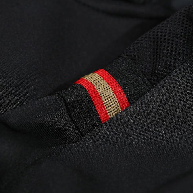 Luke Cyclone Full Zip Regular Fit Long Sleeve Hoodie - Jet Black