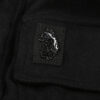 Luke Donovan 1000 Premium Faux Suede Regular Fit Long Sleeve Overshirt - Black