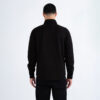 Luke Donovan 1000 Premium Faux Suede Regular Fit Long Sleeve Overshirt - Black
