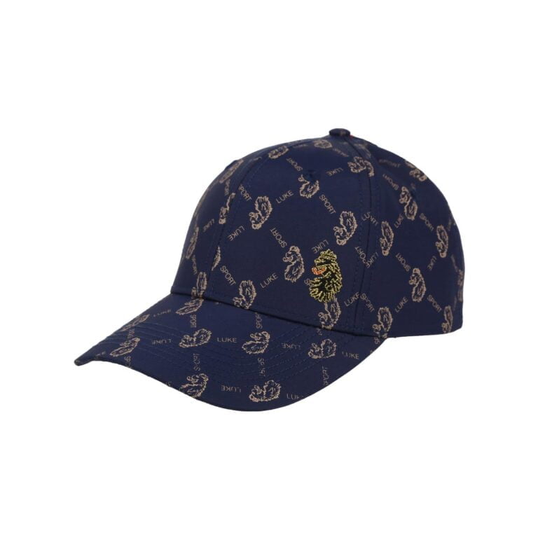 Luke Drift Printed Trucker Cap - Navy