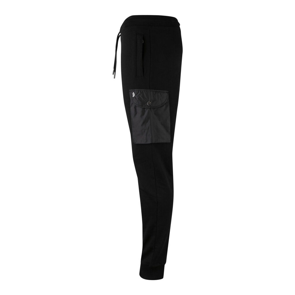 Luke Ealing Contrast Regular Fit Joggers - Black