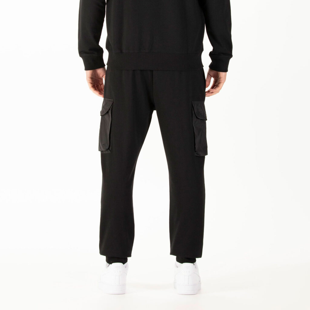 Luke Ealing Contrast Regular Fit Joggers - Black