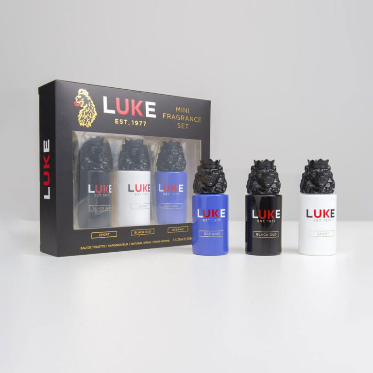 Luke Eau De Toliette Mini Fragrance 3 Pack Gift Set - 25ml