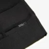 Luke Elgin Knit Check Polo 12GG - Black