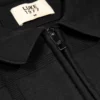 Luke Elgin Knit Check Polo 12GG - Black
