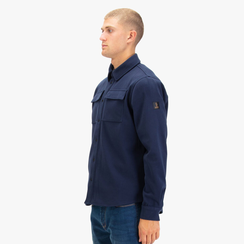 Luke Ettrick Overshirt - Dark Navy