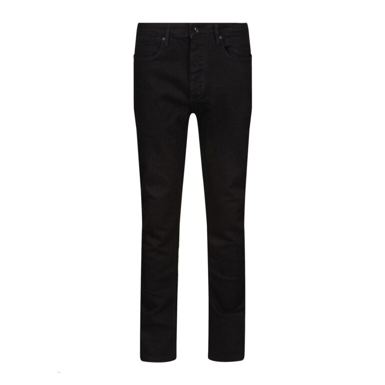Luke Freddie Stretch Slim Straight Fit Jean - Black
