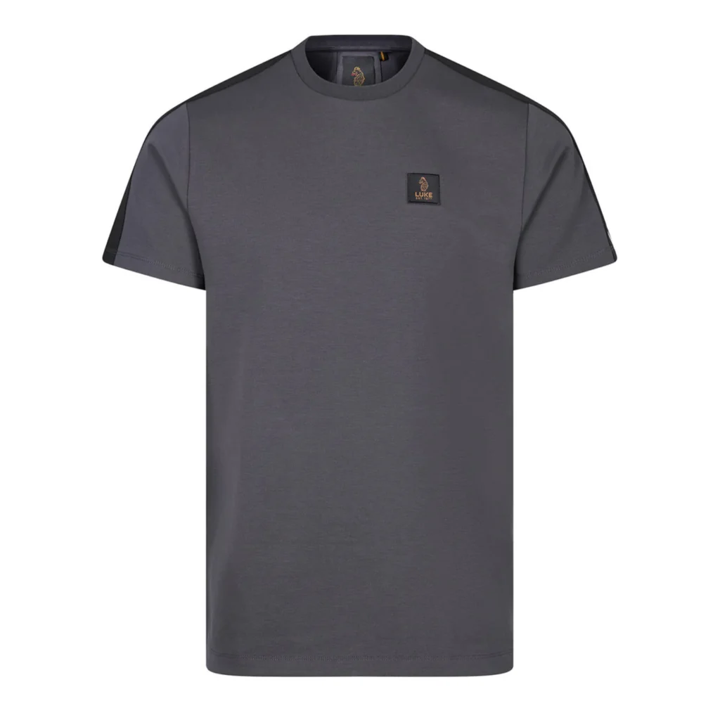 Luke Imperial 1000 Trim Tape T-Shirt - Charcoal