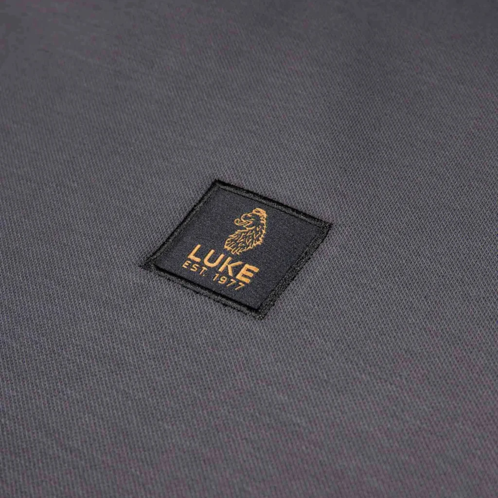 Luke Imperial 1000 Trim Tape T-Shirt - Charcoal