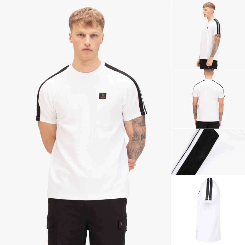 Luke Imperial 1000 Trim Tape T-Shirt - White