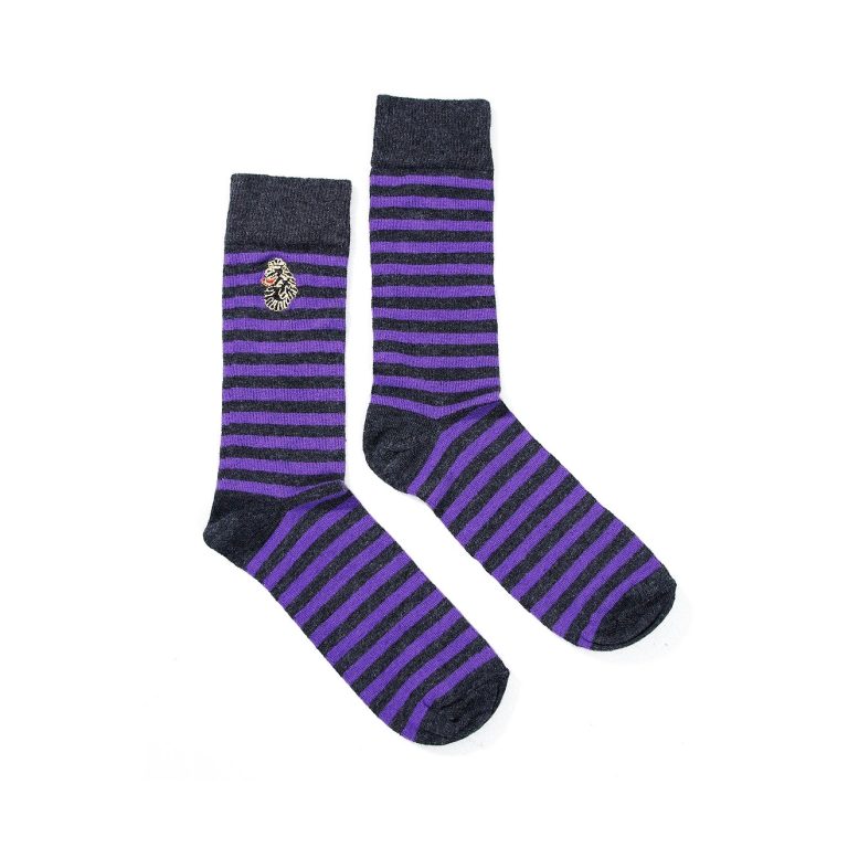 Luke James 3 Pack Socks - Charcoal Marle