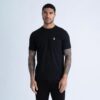 Luke Johnys Regular Fit Short Sleeve 3 Pack T-Shirt - Black/White/Navy