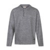Luke Kingsbridge Long Sleeve Knitted Polo - Mid Mrl Grey