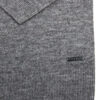 Luke Kingsbridge Long Sleeve Knitted Polo - Mid Mrl Grey