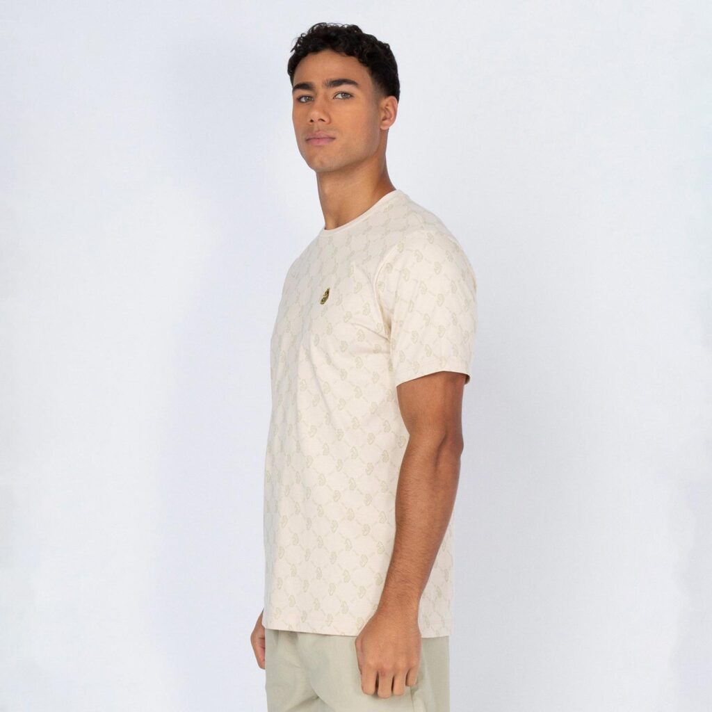 Luke Lineker Regular Fit T-Shirt - Ecru
