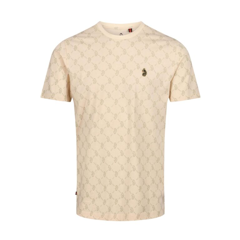 Luke Lineker Regular Fit T-Shirt - Ecru