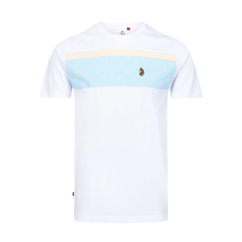 Luke Lions Den Regular Fit T-Shirt - White Sky Blue