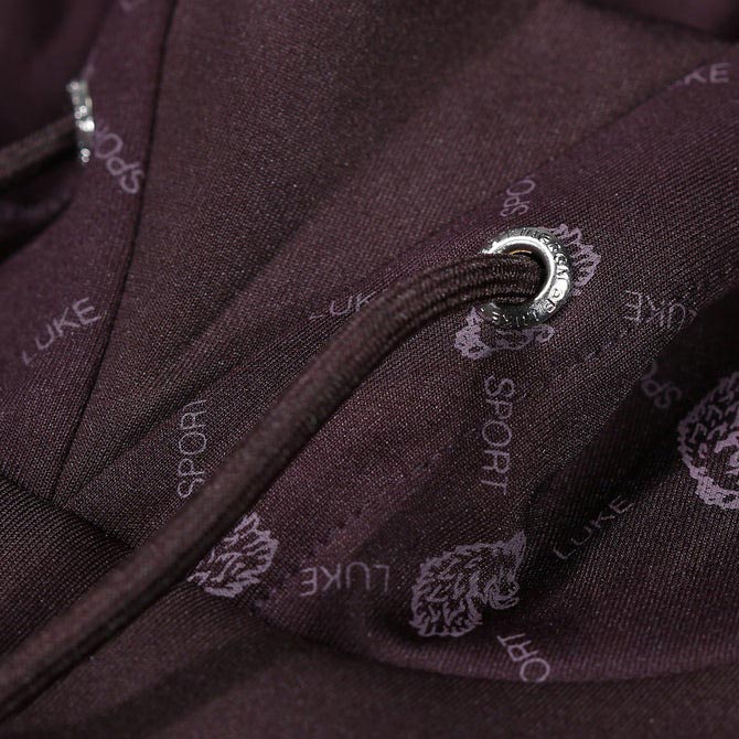 Luke Lions Share Regular Fit Long Sleeve Hoodie - Merlot