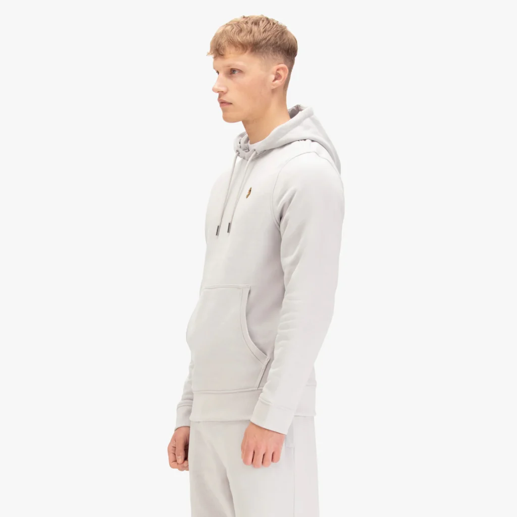 Luke Los Angeles 1000 Hoodie 320GSM - Ice Grey