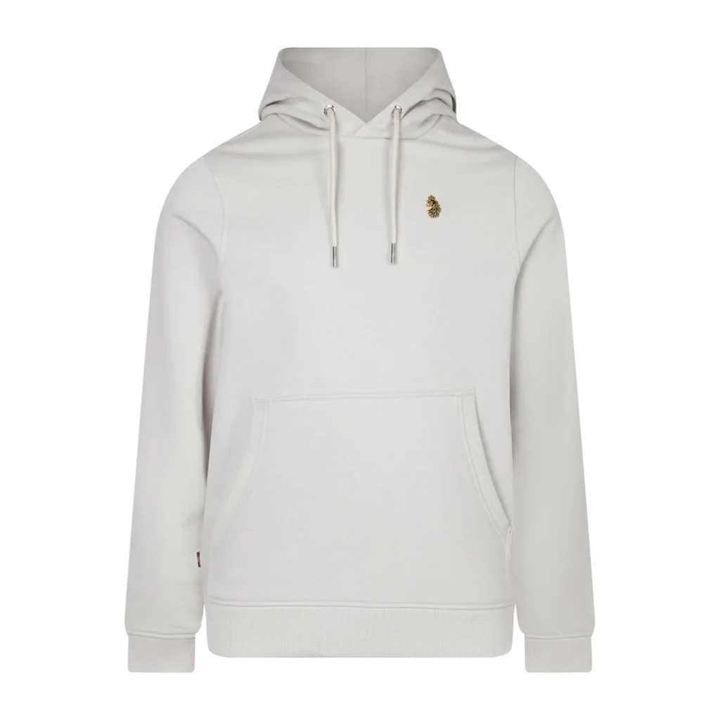 Luke Los Angeles 1000 Hoodie 320GSM - Ice Grey
