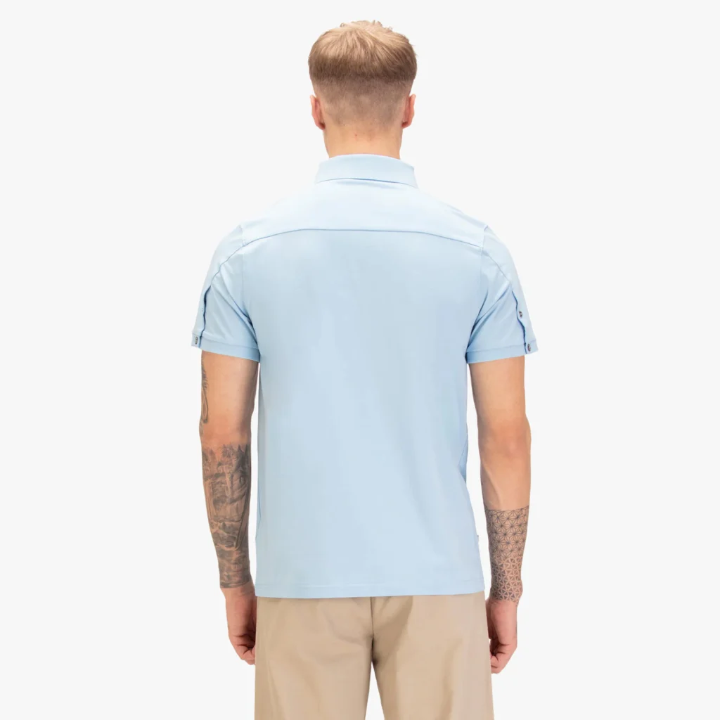 Luke Macau Premium Modal Polo 180GSM - Sky Blue