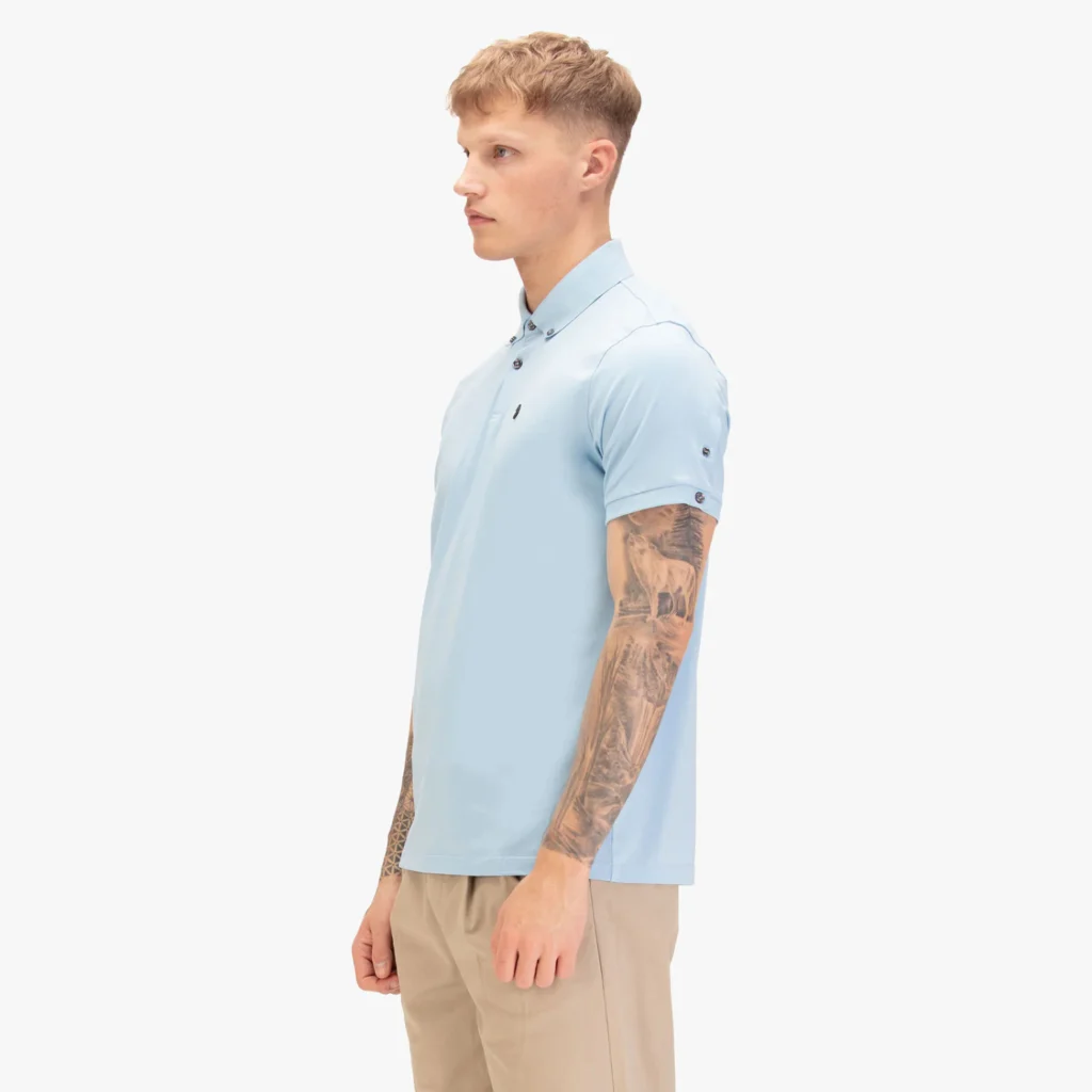 Luke Macau Premium Modal Polo 180GSM - Sky Blue