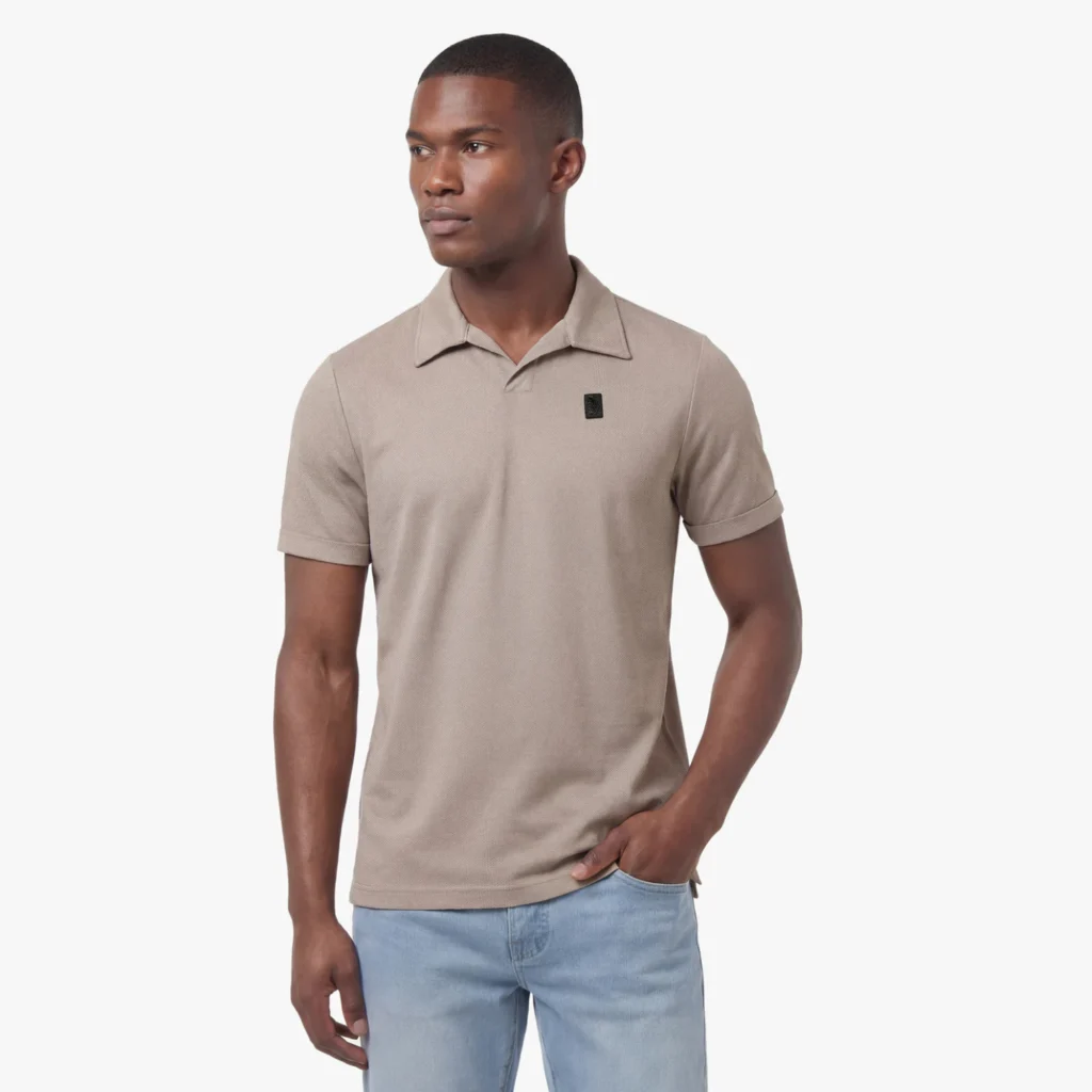 Luke Machu SS Polo - Fawn Mix