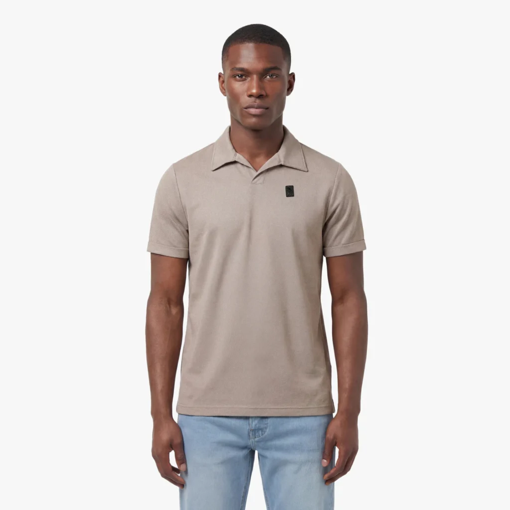 Luke Machu SS Polo - Fawn Mix