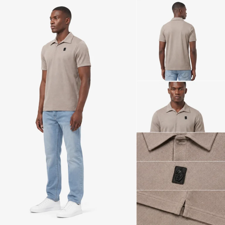 Luke Machu SS Polo - Fawn Mix