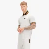 Luke Makati Cotton Pique Polo Shirt - Ice Grey