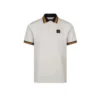 Luke Makati Cotton Pique Polo Shirt - Ice Grey