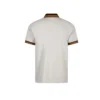 Luke Makati Cotton Pique Polo Shirt - Ice Grey