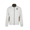 Luke Makati Zip Through Sweat Shirt - Ice Grey