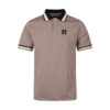 Luke Makati Honeycomb Textured Polo - Hardnut / Black Gold