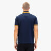 Luke Makati Honeycomb Textured Polo - Navy Gold
