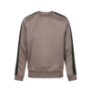 Luke Massachusetts Tape Detail Regular Fit Long Sleeve Sweatshirt - Mushroom