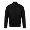 Luke Minky Marklew Regular Fit Long Sleeve Bomber Jacket - Jet Black