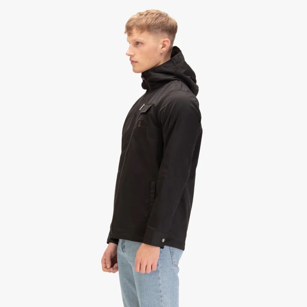 Luke Nepal Technical Hooded Jackect 110GSM - Black