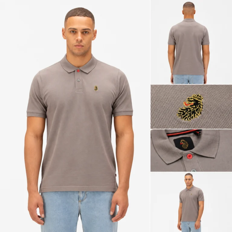 Luke New Mead Sport Core Polo - Concrete